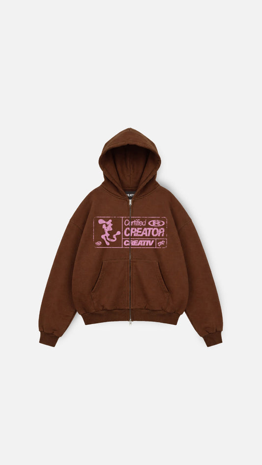 CERTIFIED ZIP UP HOODIE